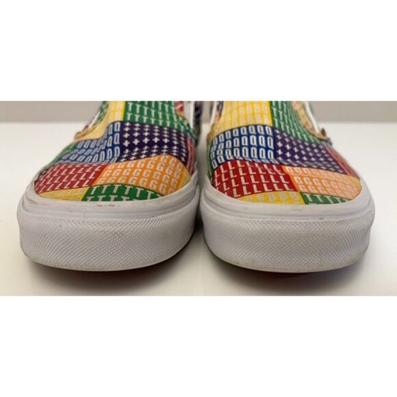 Vans Pride slip on canvas shoes. Size 5(M)/6.5(W). - Picture 2 of 8